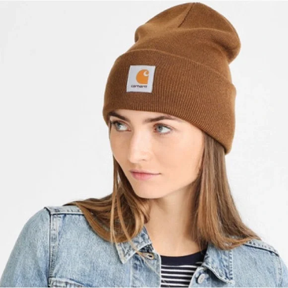 Carhartt Accessories Carhartt Brown Beanie Hat Cap Brand New